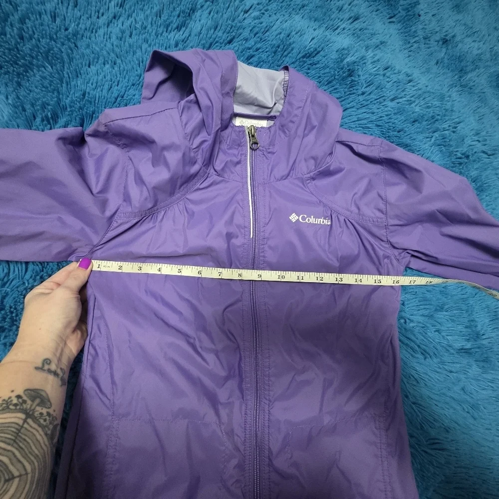 Columbia Vibrant Purple Windbreaker Size M